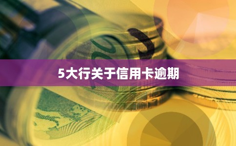 5大行关于信用卡逾期