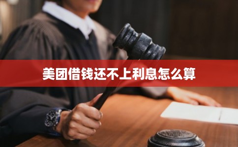美团借钱还不上利息怎么算