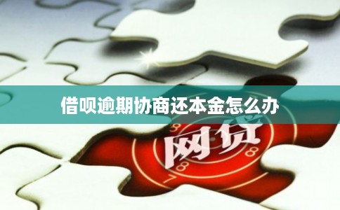 借呗逾期协商还本金怎么办