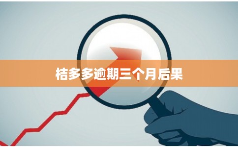 桔多多逾期三个月后果