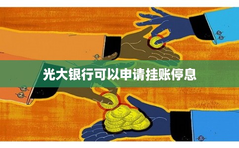 光大银行可以申请挂账停息