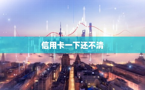 信用卡一下还不清
