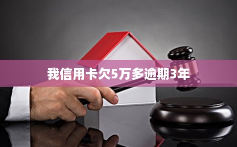 我信用卡欠5万多逾期3年