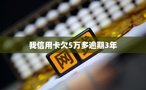 我信用卡欠5万多逾期3年