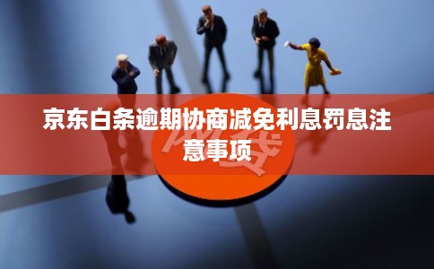 京东白条逾期协商减免利息罚息注意事项