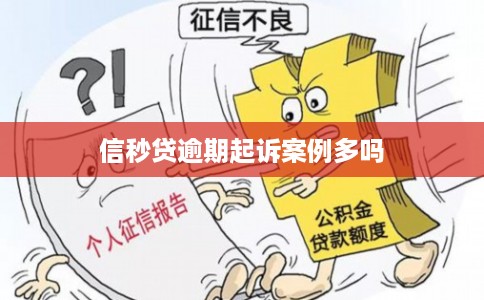 信秒贷逾期起诉案例多吗