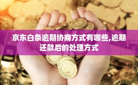 京东白条逾期协商方式有哪些,逾期还款后的处理方式