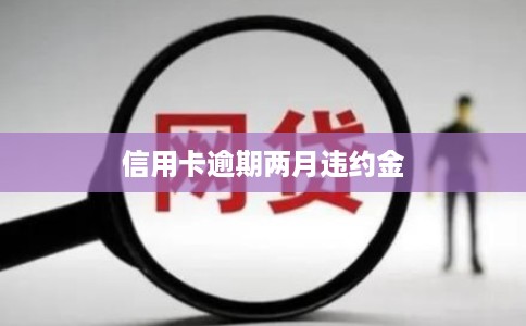 信用卡逾期两月违约金