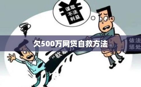 欠500万网贷自救方法