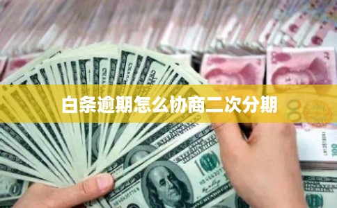 白条逾期怎么协商二次分期