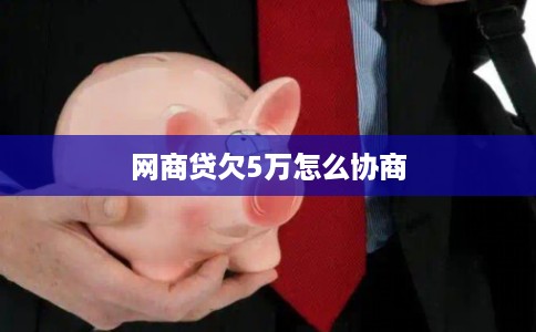 网商贷欠5万怎么协商