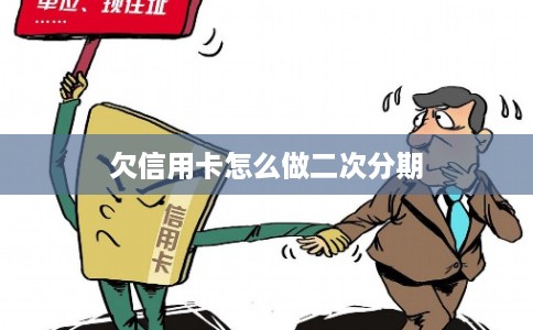 欠信用卡怎么做二次分期