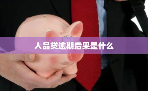 人品贷逾期后果是什么