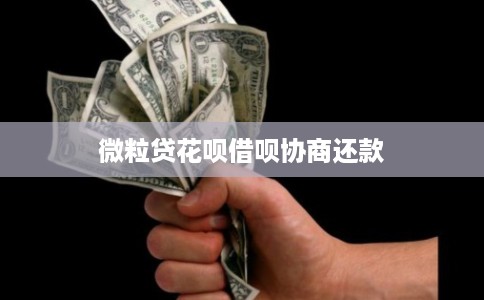 微粒贷花呗借呗协商还款