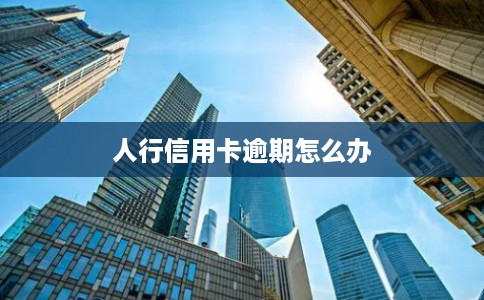人行信用卡逾期怎么办