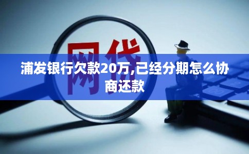 浦发银行欠款20万,已经分期怎么协商还款