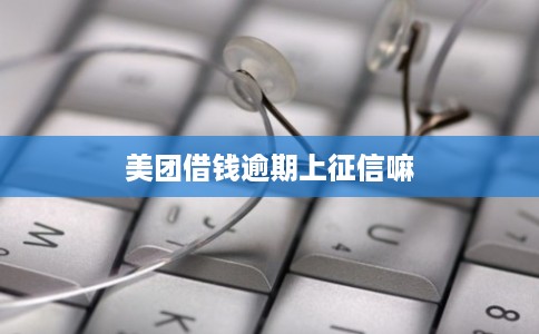 美团借钱逾期上征信嘛