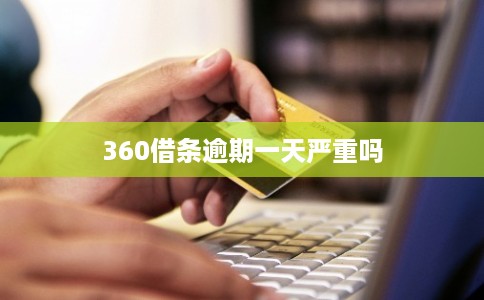 360借条逾期一天严重吗