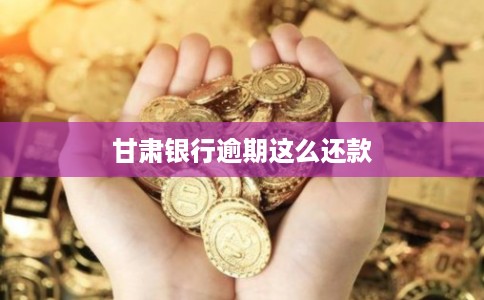 甘肃银行逾期这么还款