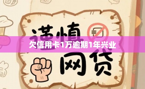 欠信用卡1万逾期1年兴业