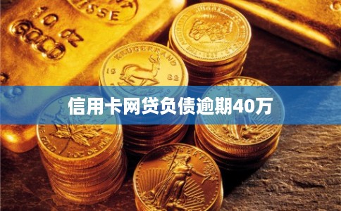 信用卡网贷负债逾期40万