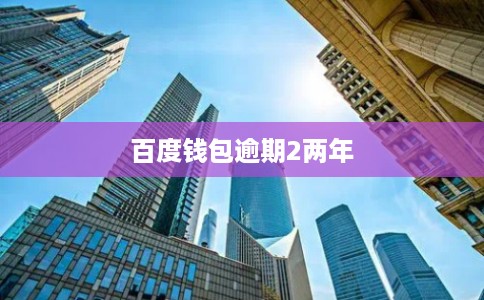 百度钱包逾期2两年