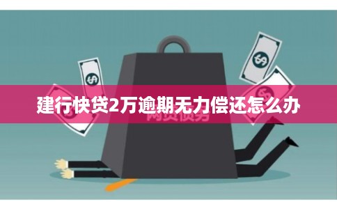 建行快贷2万逾期无力偿还怎么办