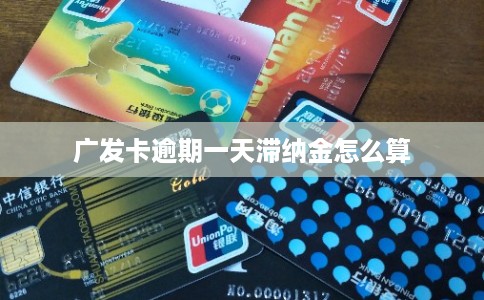 广发卡逾期一天滞纳金怎么算