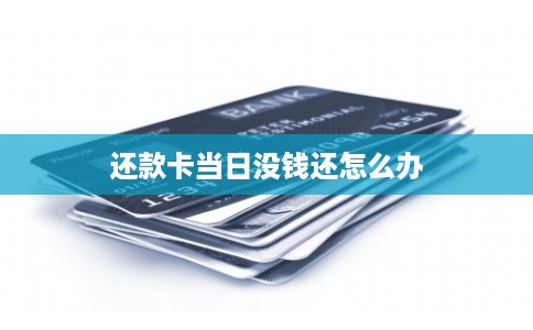 还款卡当日没钱还怎么办