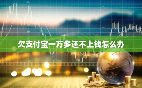 欠支付宝一万多还不上钱怎么办