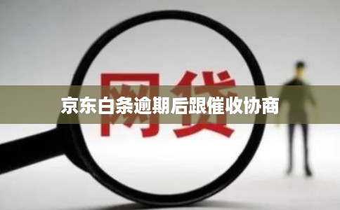 京东白条逾期后跟催收协商