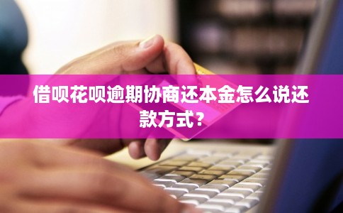 借呗花呗逾期协商还本金怎么说还款方式？