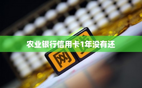 农业银行信用卡1年没有还