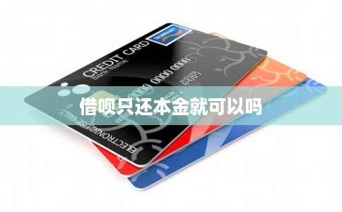 借呗只还本金就可以吗 借呗只还本金就可以吗