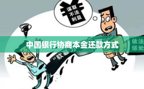 中国银行协商本金还款方式
