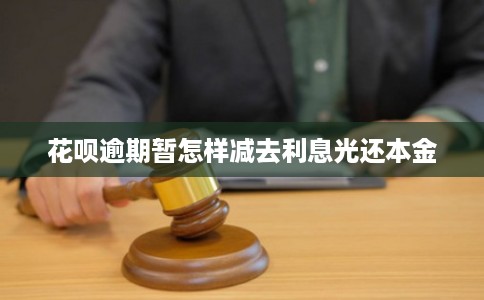 花呗逾期暂怎样减去利息光还本金