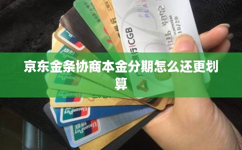 京东金条协商本金分期怎么还更划算