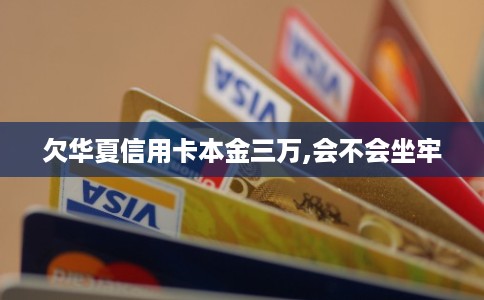 欠华夏信用卡本金三万,会不会坐牢