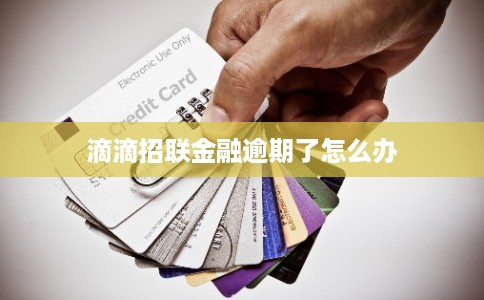 滴滴招联金融逾期了怎么办 滴滴招联金融逾期了怎么办