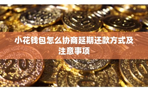 小花钱包怎么协商延期还款方式及注意事项 小花钱包怎么协商延期还款方式及注意事项