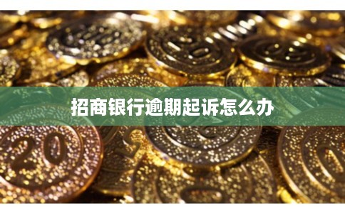 招商银行逾期起诉怎么办