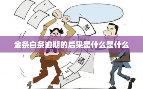 金条白条逾期的后果是什么是什么