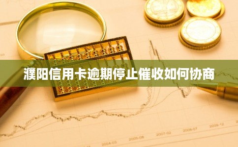 濮阳信用卡逾期停止催收如何协商
