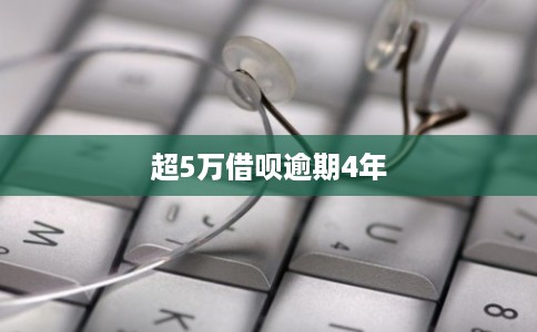 超5万借呗逾期4年