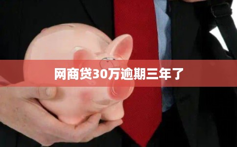 网商贷30万逾期三年了