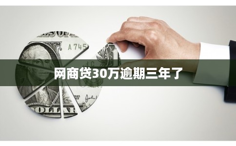 网商贷30万逾期三年了