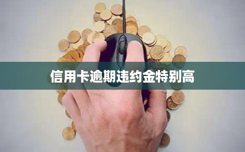 信用卡逾期违约金特别高