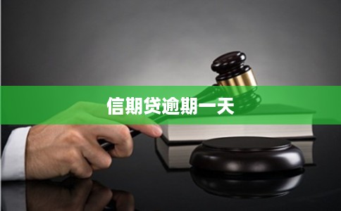 信期贷逾期一天