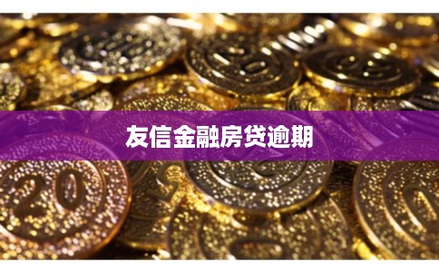 友信金融房贷逾期 友信金融房贷逾期