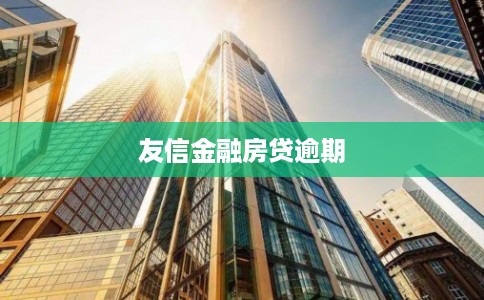 友信金融房贷逾期